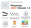 ZONT Climatic 1.2 Погодозависимый автоматический GSM / Wi-Fi регулятор (1 ГВС + 2 прямых/смесительных) с доставкой в Одинцово